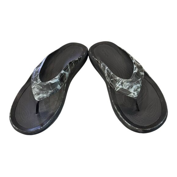 Crocs Men\'s Swiftwater Mossy Oak Elements Flip Flops Sandals 13 main image 6